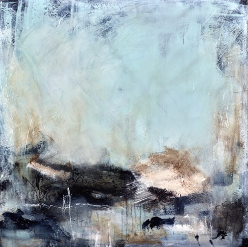 Extended Silence by Alison Britton-Paterson - Original Painting on Box Canvas